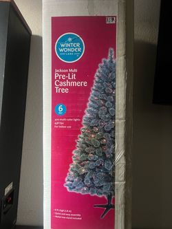 Winter Wonder Lane 6ft Pre-Lit Cashmere Christmas Tree