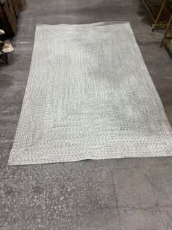 Cute woven rectangular rug