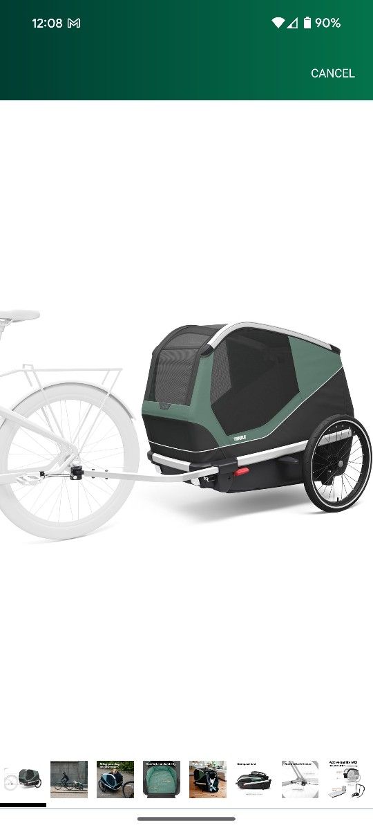 Thule Bexey Bicycle Pet Trailer - Large