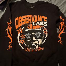 Observance Labs Crewneck Streatwear Size Small