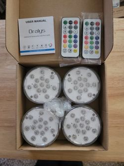 Set Of 4 LED Pool Lights