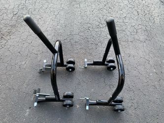 GPI Industries Motorcycle stands front and rear