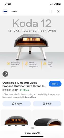 Ooni Koda 12 pizza oven