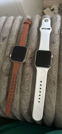 Two Apple Watches with Bands
