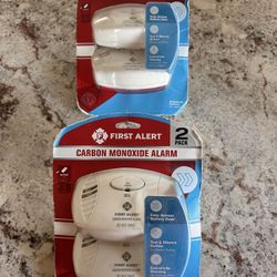 1- New Sealed Carbon Monoxide 2 Alarms