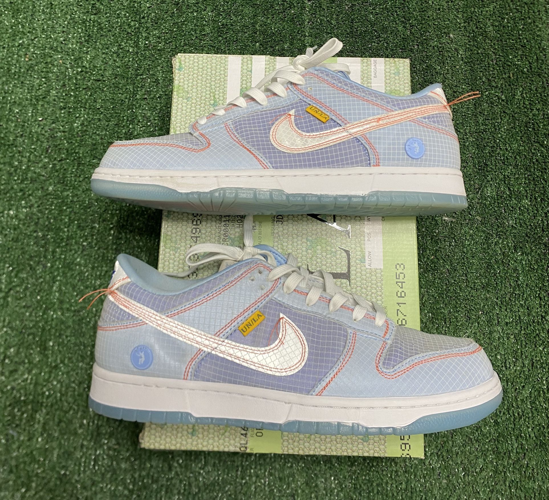 Nike Dunk Low Union Passport Pack Argon size 12 Close To PADS