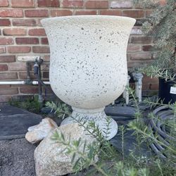 Large European River Rock Pottery Pot 