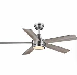 54 inch brushed nickel fan (REMOTE NOT INCLUDED)