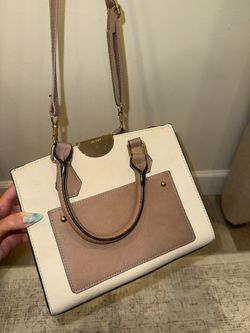 ALDO Cream & Tan Crossbody Handbag/ Purse