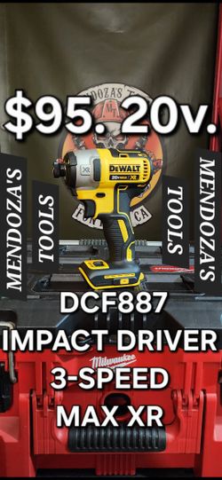 Dewalt Impact Driver 3-Speed 20v MAX XR 