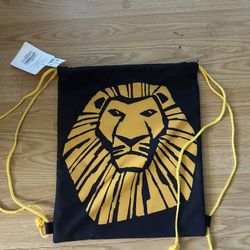 Disney The Lion King Broadway Musical, Drawstring Cinch bag and Program