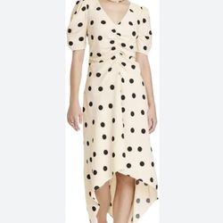 A New Day Women's Crepe Short Sleeve Midi Dress 