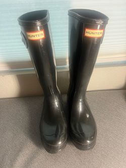 Hunter Tall Black Boots – Women’s Size 5