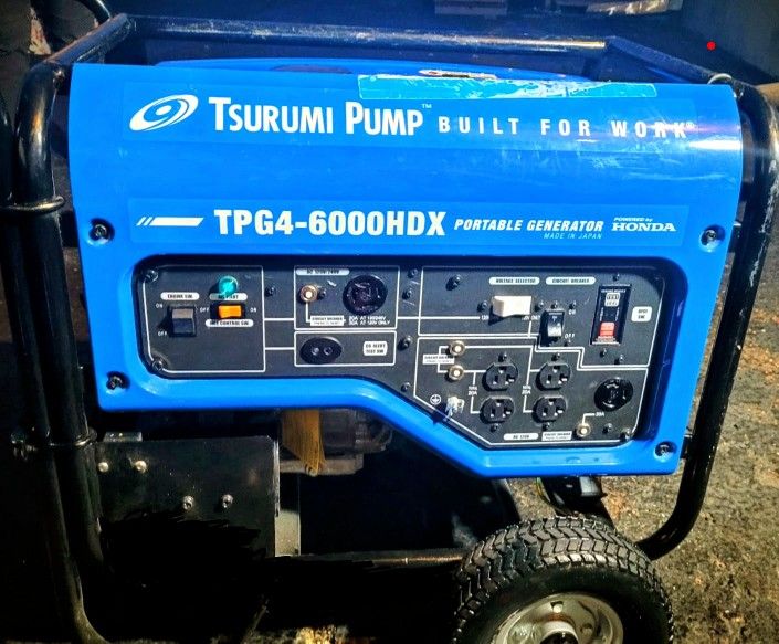Portable Generator Tsunami Pump TPG4 6000 HDX