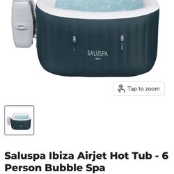 71x71x26 Large 4 Person Portable Hot Tub! **Firm On Price**