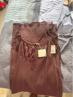 Brown dress size medium