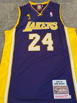 large Kobe Bryant championship 08-09Laker Jersey