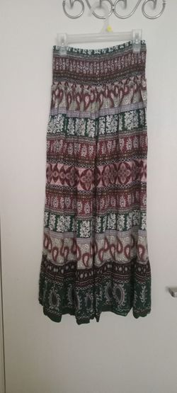 Women's Multi-colored Long Skirt