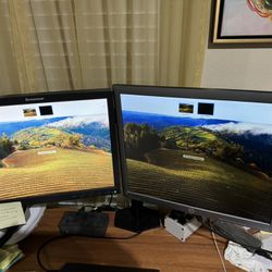 Computer Monitors With Dual Monitor Stand