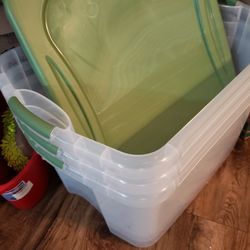 Sterilite EZ Carry Plastic Totes