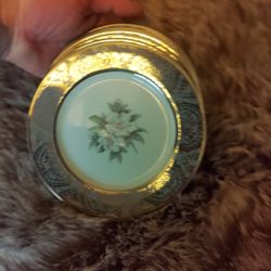 Silver Bread And Butter Gardenia Plates