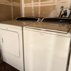 WHIRLPOOL WASHER AND DRYER