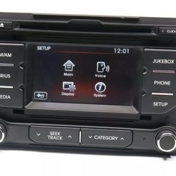 2013-2015 Kia Rio Radio Stereo Cd Player Display Screen 96160-1W100CA