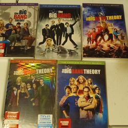 The Big Bang Theory Seasons 3 4 5 6 7 brand new, sealed DVD sets