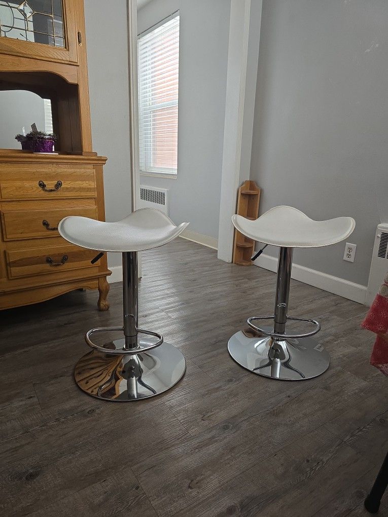 Pair Of adjustable Bar Stools