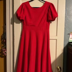 Ivy City Co Red Charlie Dress Size Large
