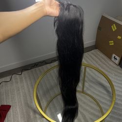 13x6 Natural Black 28” Used Frontal Wig