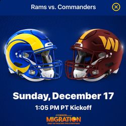 LOS ANGELES RAMS VS COMMANDERS