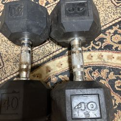 40lb Dumbbells 
