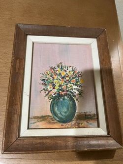 Original Oil Painting with frame 