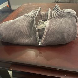 Beige Buckle Sweater