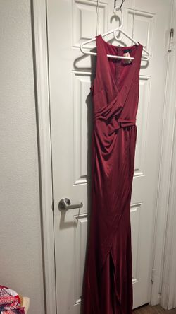 Women’s burgundy dress