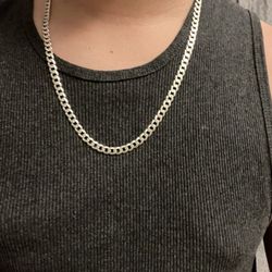 925 Silver Cuban Chain