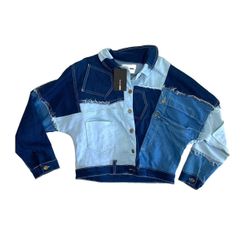 Brand New Size Small Denim Patchwork Jacket 