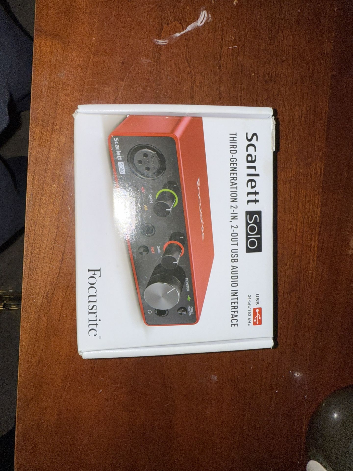Scarlett Solo 3rd Gen Audio Interface