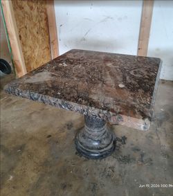 Marble end table
