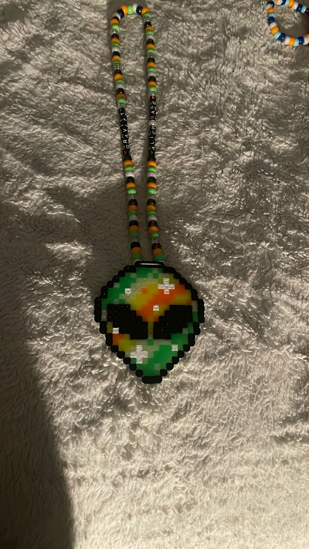 Alien Head Perler