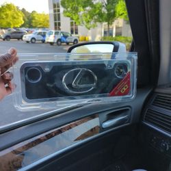Lexus Acrylic License Plate and  Cover Back and Front