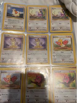 Folder of 450+ Pokemon cards