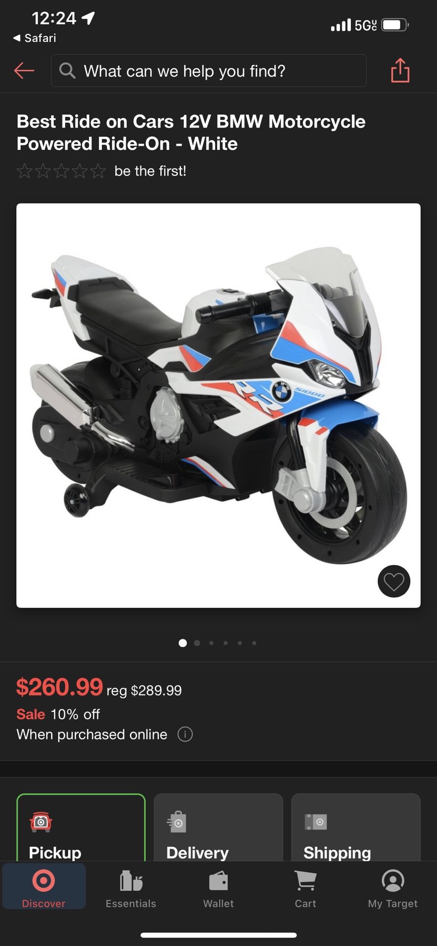 BMW 12volt Toy Mortorcycle