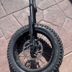 $300 obo. Super73 R/Rx front forks, rim, rotor, GRZLY for sale