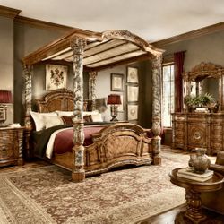 ✨ Michael Amini / AICO Villa Valencia Bedroom Collection ✨