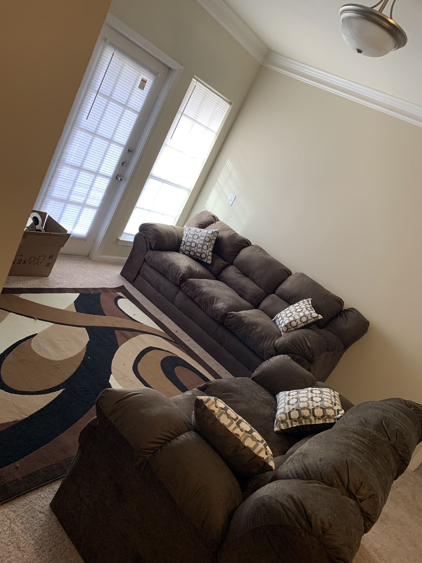 Couch And Rug Set
