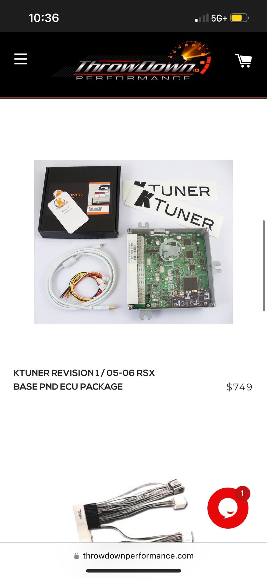 KTuner Revision 1 / 05-06 RSX Base PND ECU Package