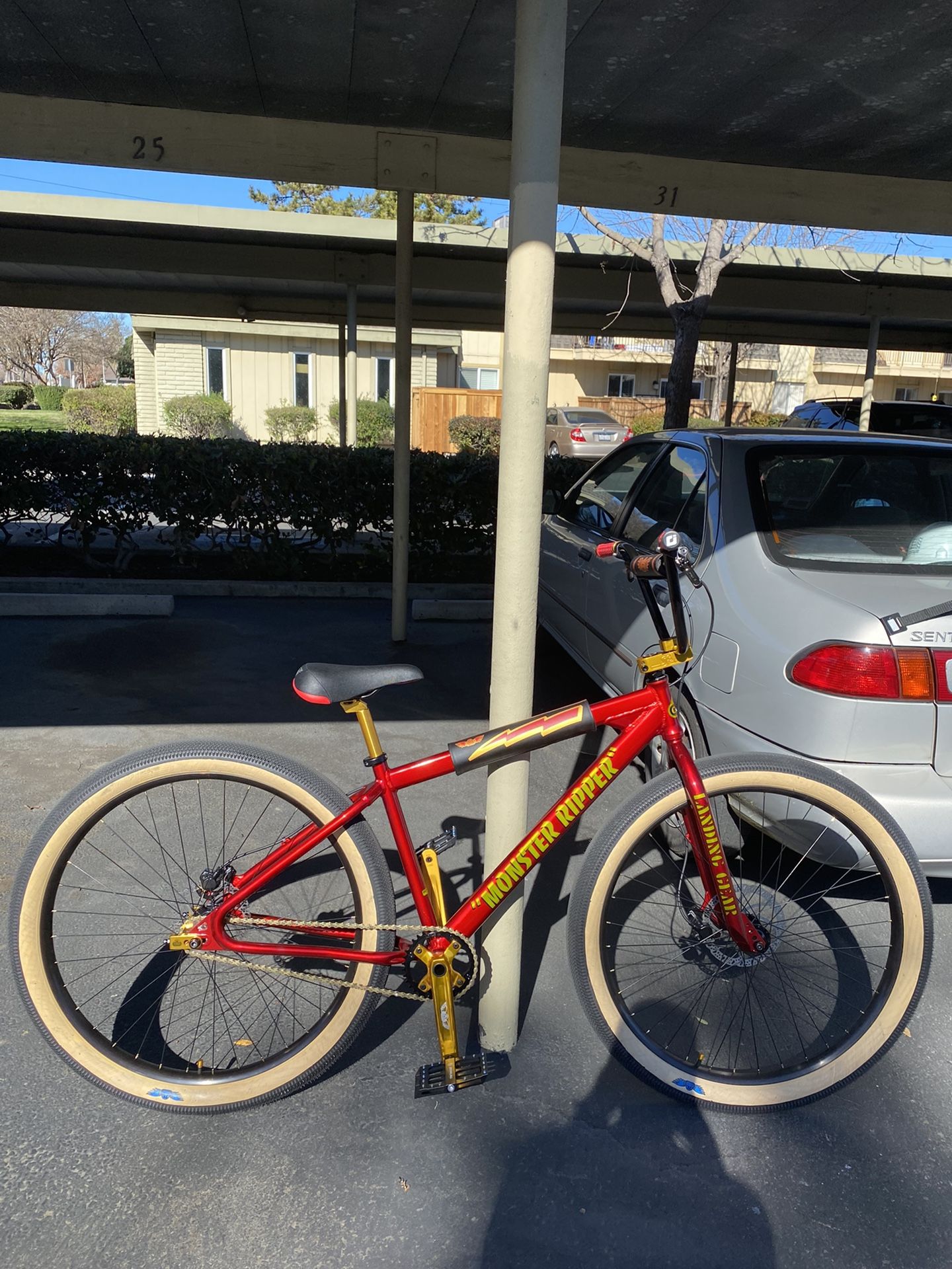 SE Monster Ripper 29” With Profile Hubs and Power Wing Handlebars And Pedaling Innavations Pedals … This Isn’t The Stockton Flea Market $$$$