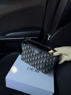 Dior Oblique Pouch Clutch Bag